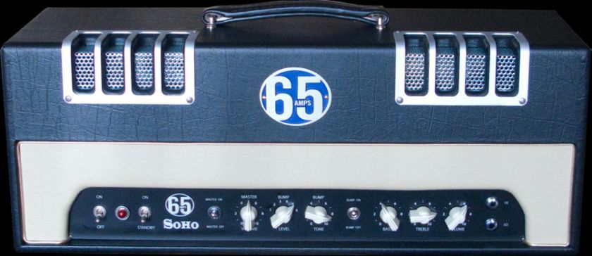 65 Amps Soho Head Black Boutique Guitar Amplifier Amp  