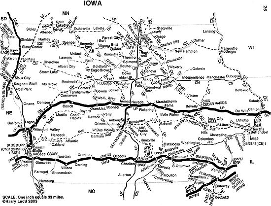 Railroad Traffic Atlas by Harry Ladd   Unique Maps  