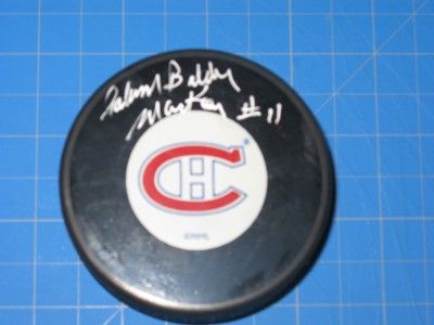 11 Montreal Canadiens and HOF Signed Hockey Puck Collection  