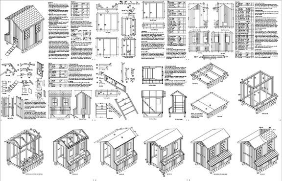 We are offer plans how to build chicken coop exactly on the picture 