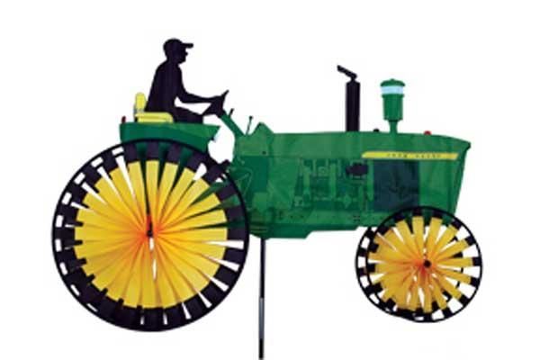 PREMIER DESIGNS WINDGARDEN JOHN DEERE TRACTOR SPINNER  