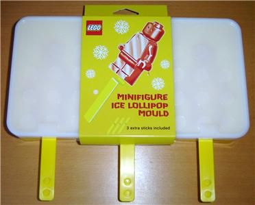 New Lego Minifigure Ice Popsicle Lollipop Chocolate Mold Mould Tray 