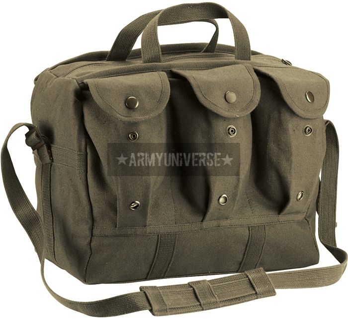 Heavyweight Canvas Medical Equipment Mag Bag  