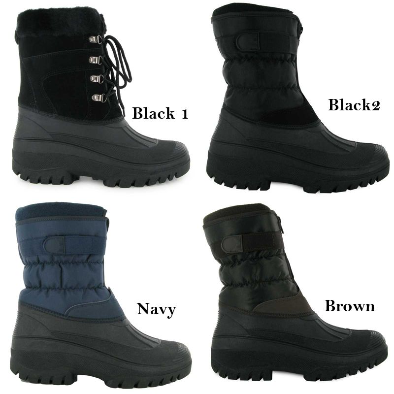 MENS MUCKER WATERPROOF SOLE WELLY SNOW RAIN WELLIES SNOW WINTER BOOTS 