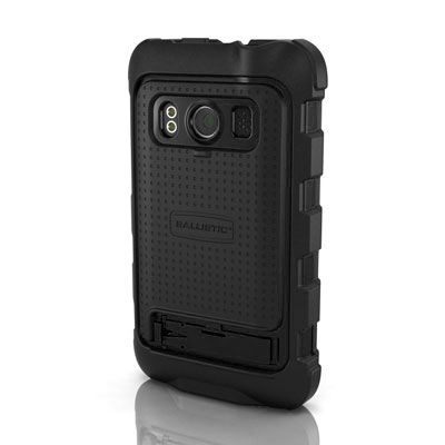 Black Ballistic HC w/Holster Case for Sprint Htc Evo 4G  