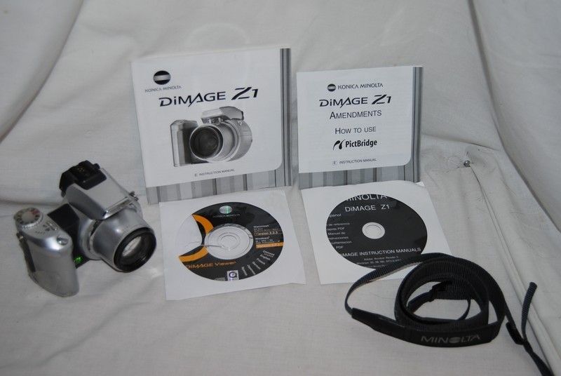 Minolta Z1 Digital Camera Works Good 43325994371  