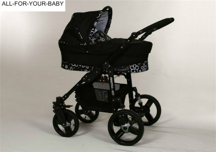   FREESTYLE ECO 3 IN 1 SYSTEM BABY PRAM/ PUSHCHAIR /BUGGY/ STROLLER