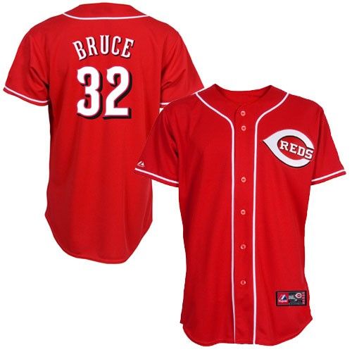   Reds #32 Jay Bruce Red Replica Baseball Jersey 726652311874  