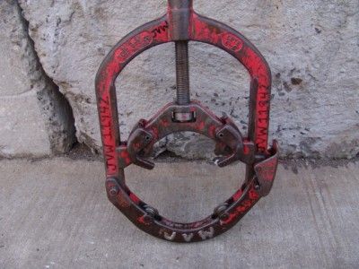 REED 6 8 INCH HINGED PIPE CUTTER WORKS FINE #2  