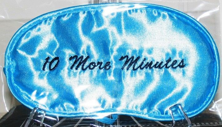   10 More Minutes   Sleeping Sleep Mask or Travel Mask   New in package