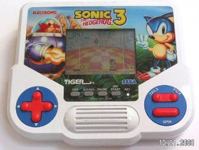   SONIC 3 HEDGHOG Vintage Electronic Handheld Hand Held Game VTG  