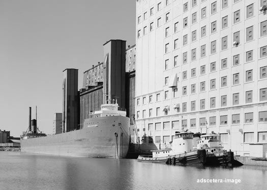 Steamer Merle McCurdy & Tug Boats at Buffalo NY photo  