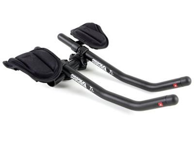 Profile Design T1+ Aluminum Aerobar Black   Black   T1 Plus Tri Bar 