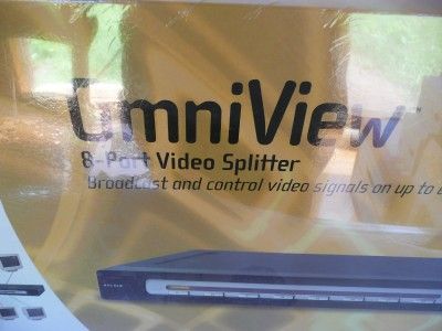 BELKIN OMNIVIEW 8 PORT VIDEO SPLITTER F1DV108 NEW  