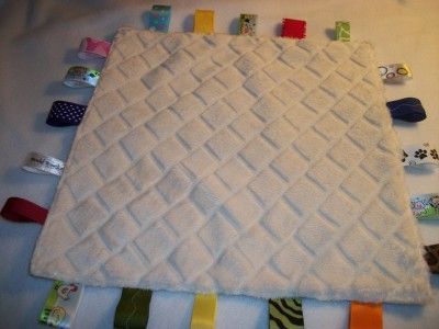 Farm Animals taggie Baby Toddler quilt, Security Taggie, tag blanket 