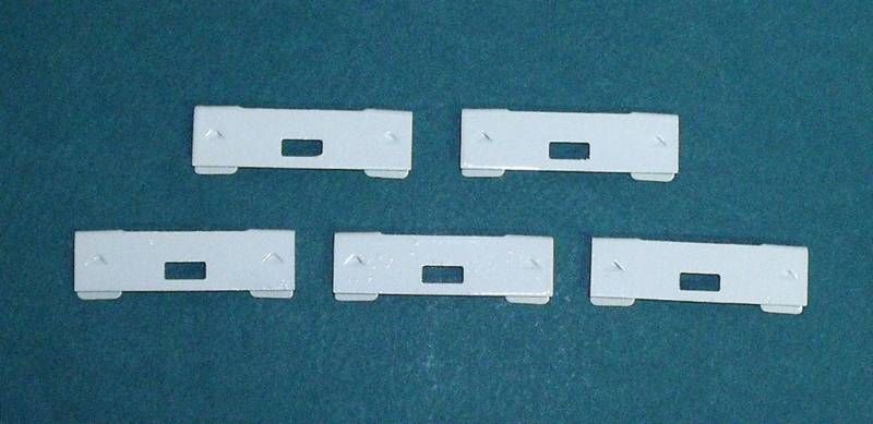 Pack VERTICAL BLIND White FLAT VANE REPAIR CLIPS #S13  