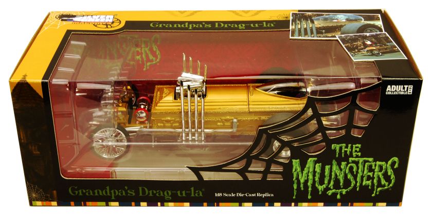 Die Cast Car Munsters Dragula 118 13835 858388013835  